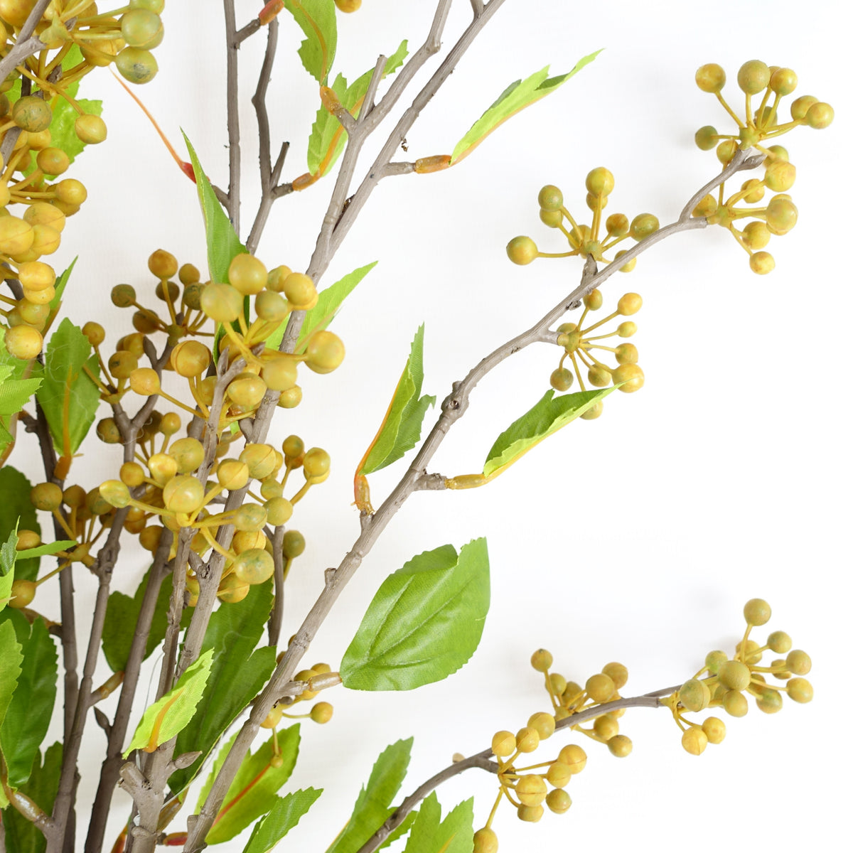 90cm Artificial Yellow Berry Stem – image 5
