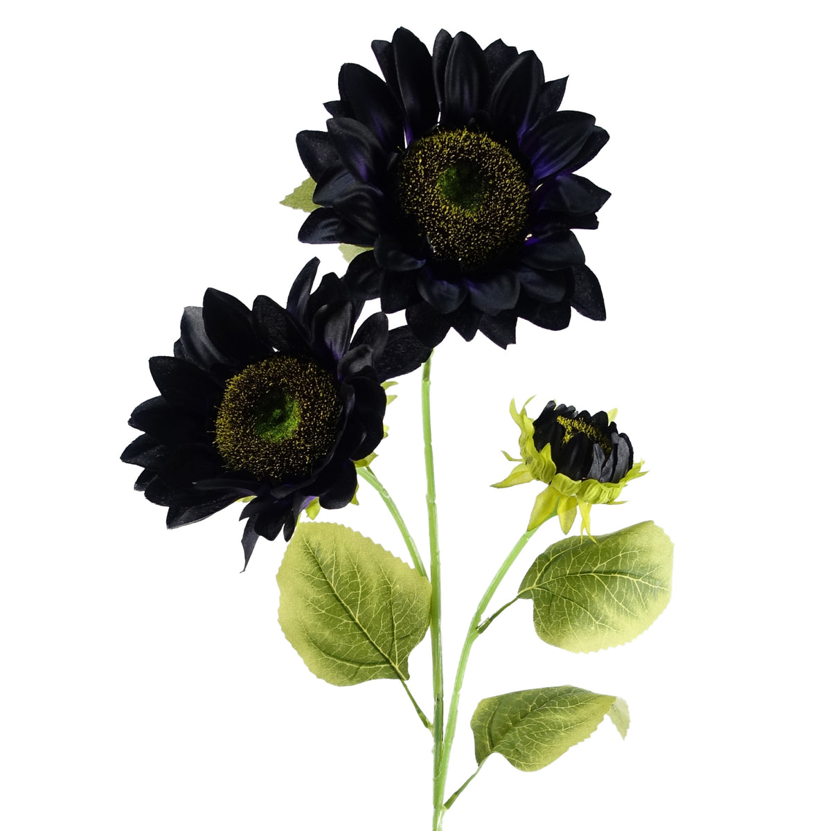 100cm Purple Artificial Sunflower Arrangement Glass Vase – image 4