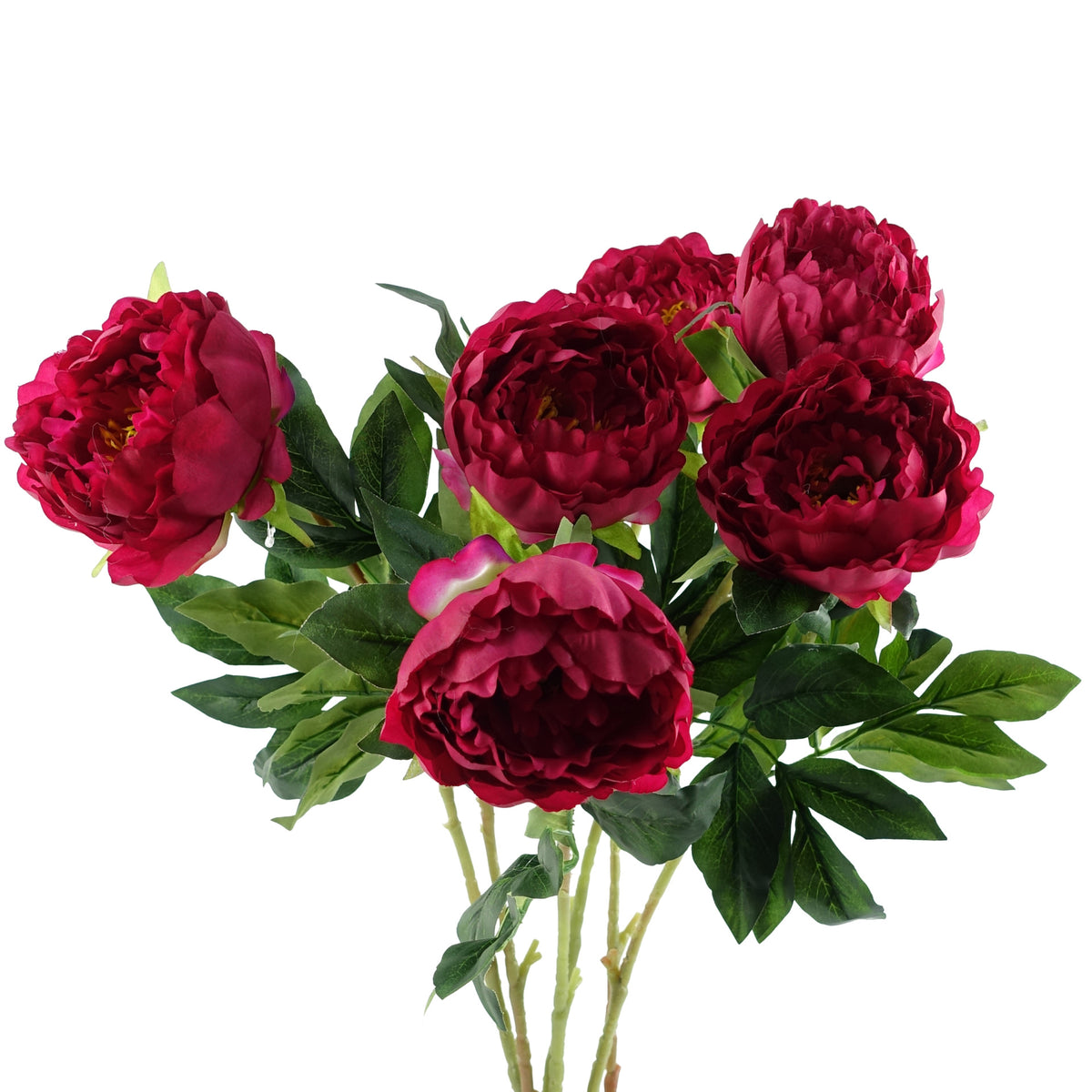 80cm Artificial Realistic Faux Peony Stem