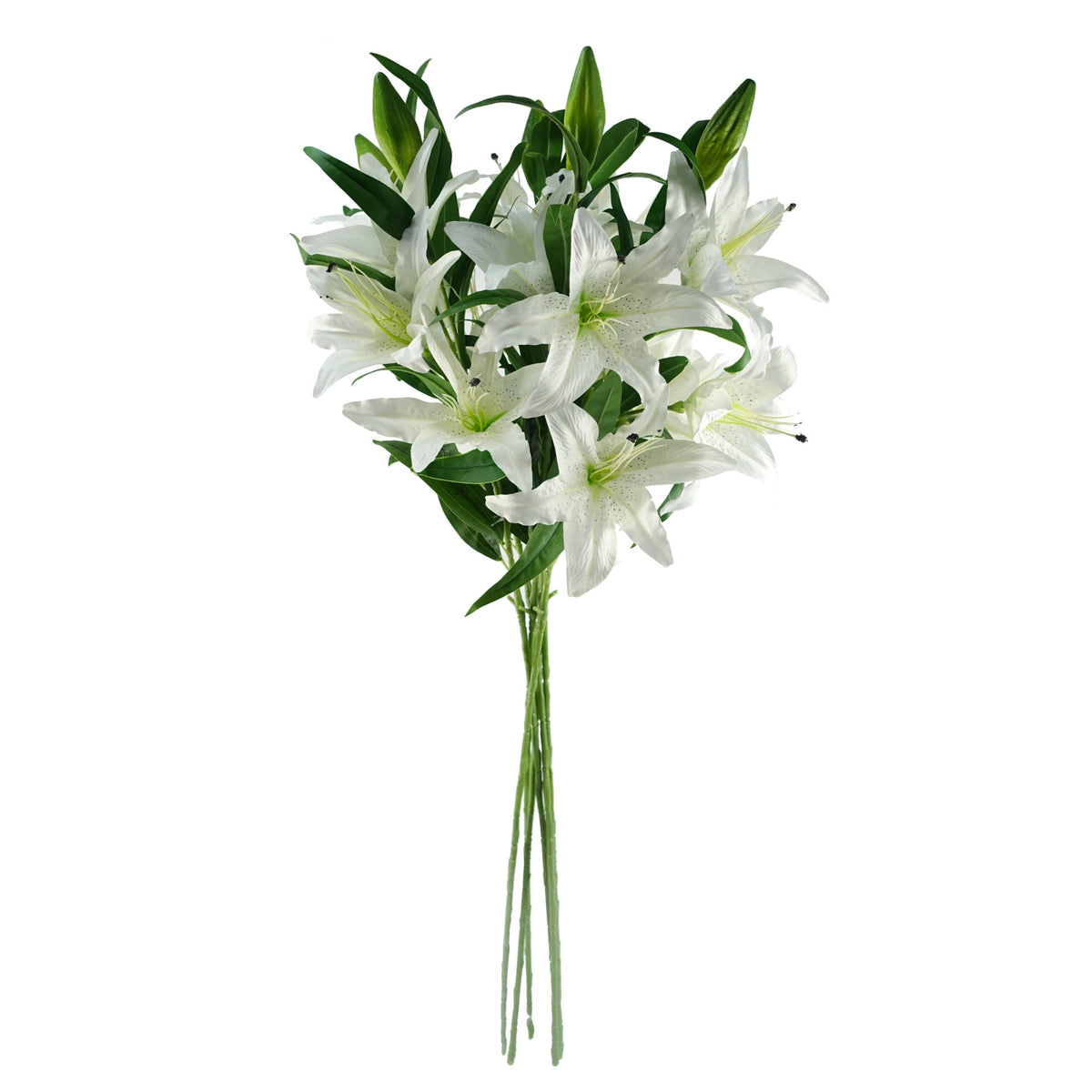 100cm Large Artificial Lily Stem with 3 Flowers – image 20