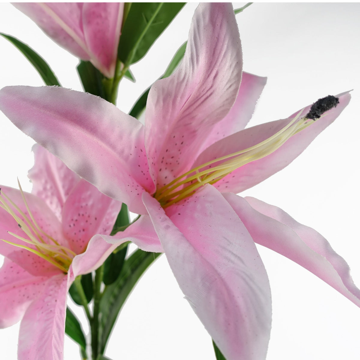 100cm Large Artificial Lily Stem with 3 Flowers – image 21