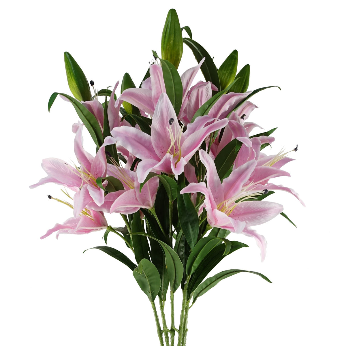 100cm Large Artificial Lily Stem with 3 Flowers – image 5
