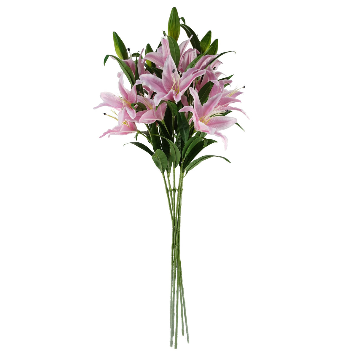 100cm Large Artificial Lily Stem with 3 Flowers – image 23