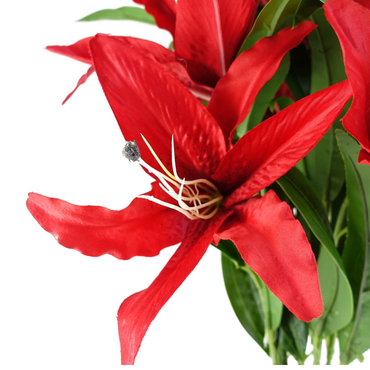 100cm Large Artificial Lily Stem with 3 Flowers – image 13