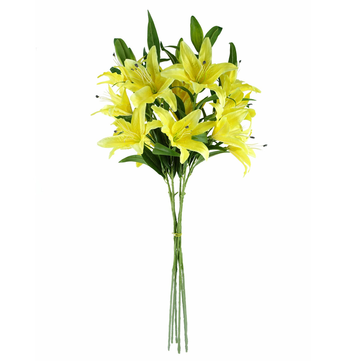 100cm Large Artificial Lily Stem with 3 Flowers – image 32