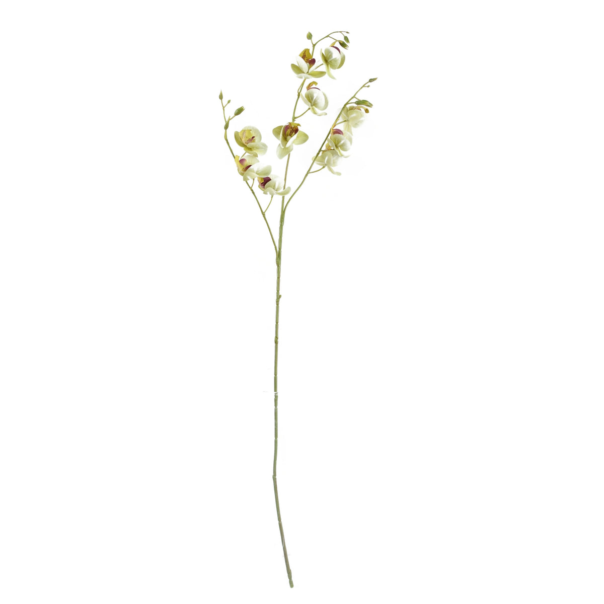 100cm Artificial Lily Palm Flowers Glass Ball Vase – image 3