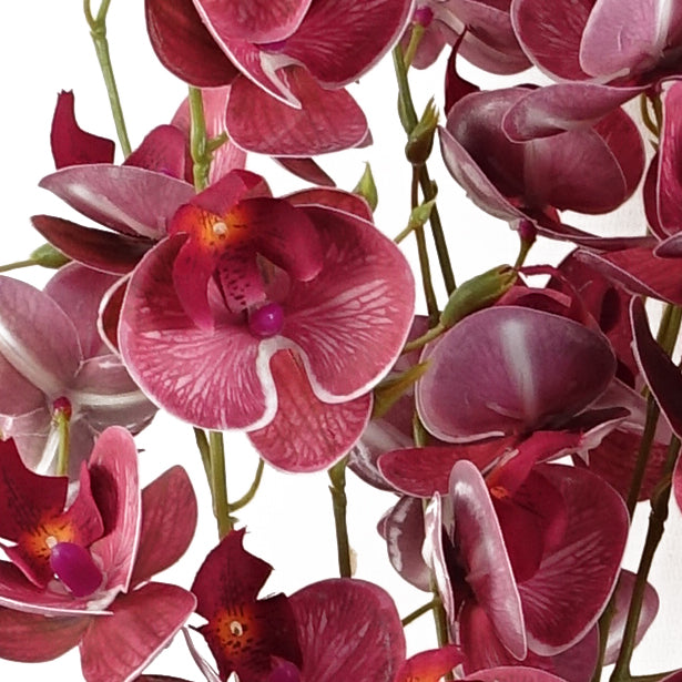 80cm Artificial Mini Orchid Stems – image 11