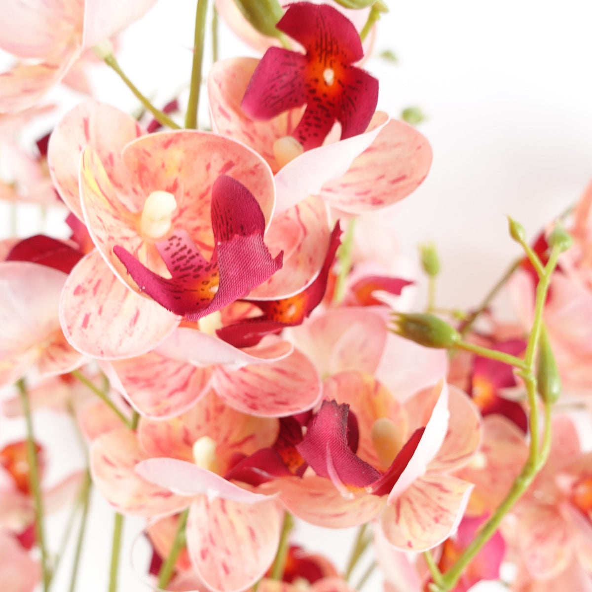 80cm Artificial Mini Orchid Stems – image 23