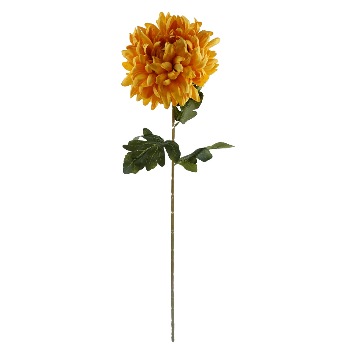 100cm Artificial Yellow Chrysanthemum Glass Ball Vase – image 2
