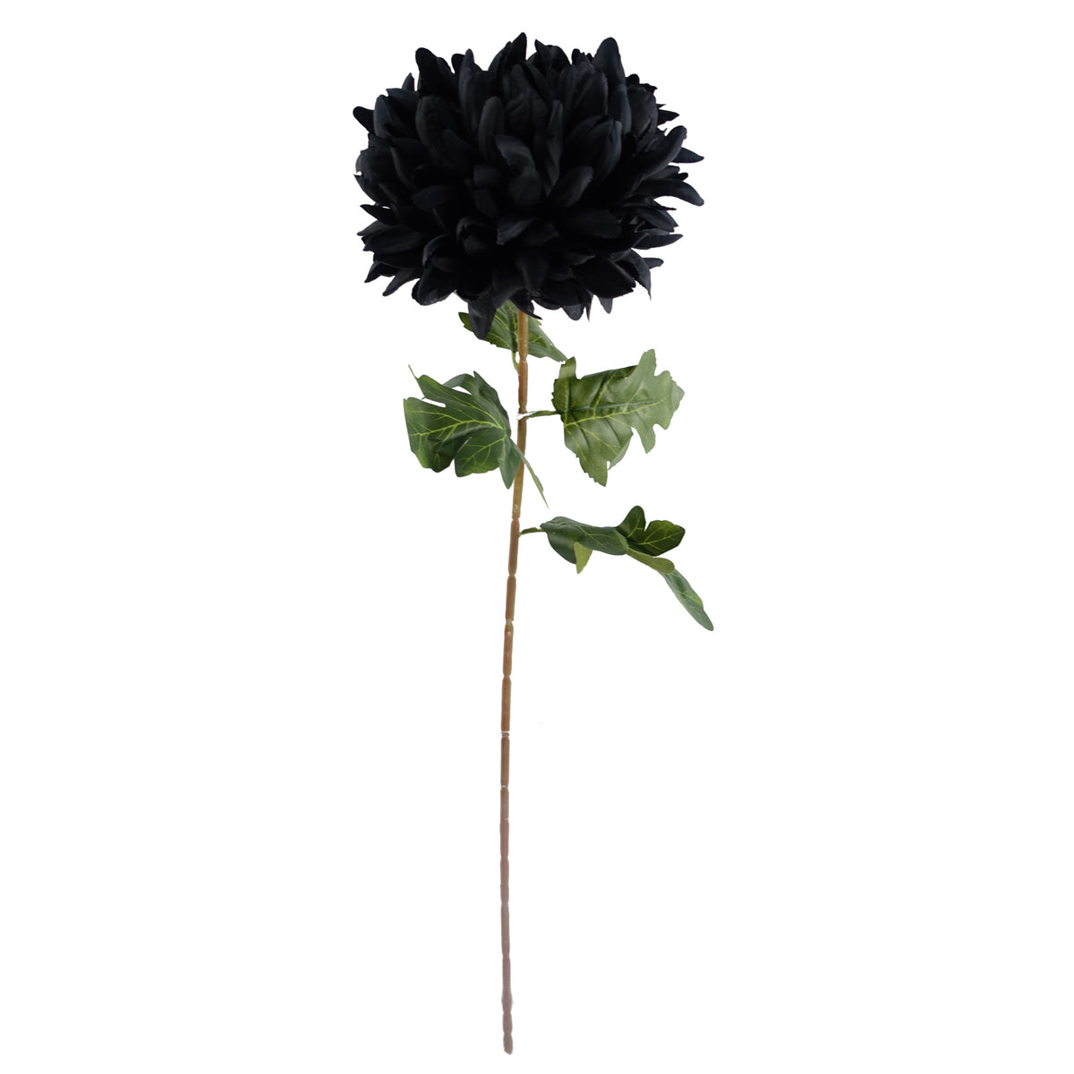 80cm Artificial Gold Palm and Peony Glass Vase – image 4