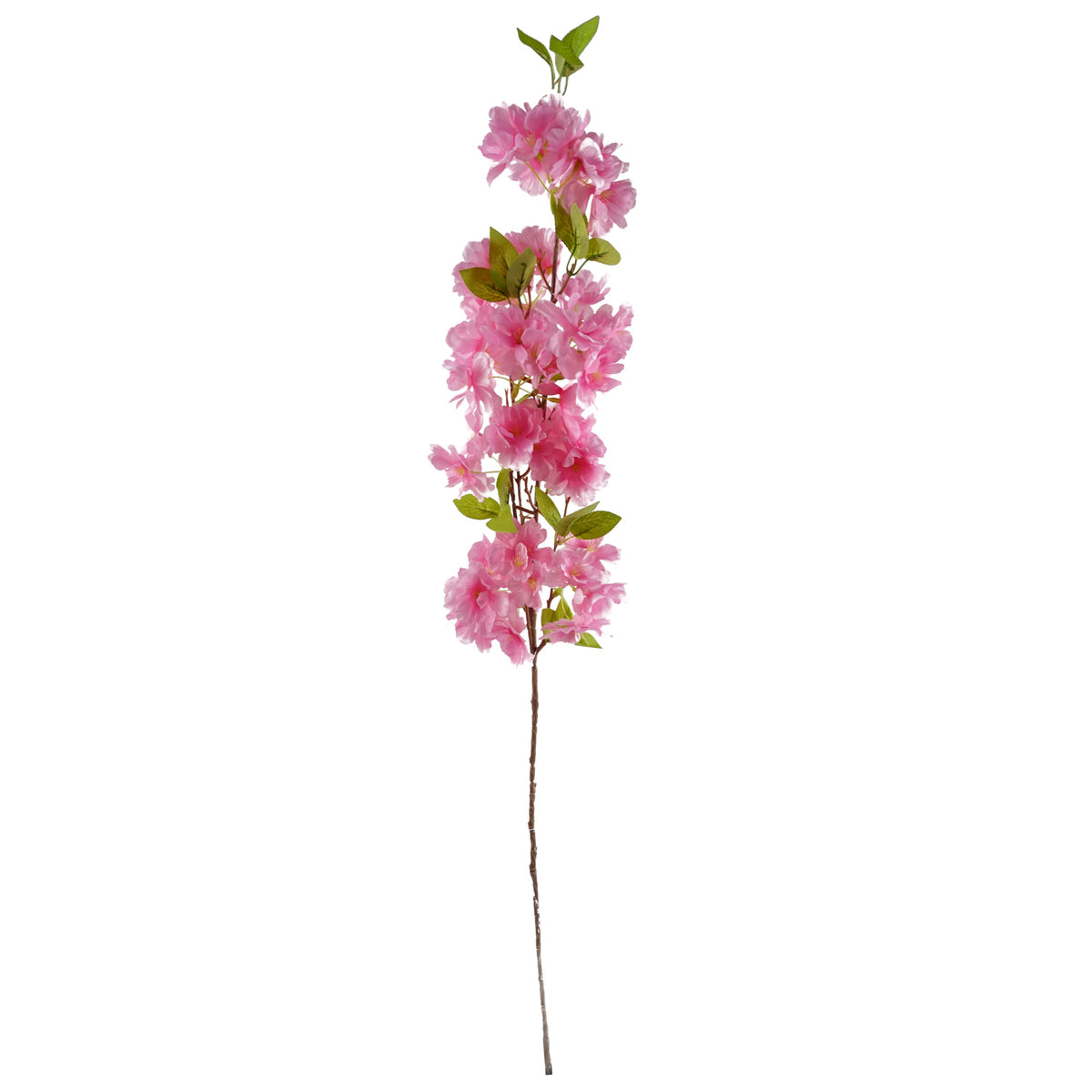100cm Pink Artificial Blossom and Berries Glass Vase – image 3