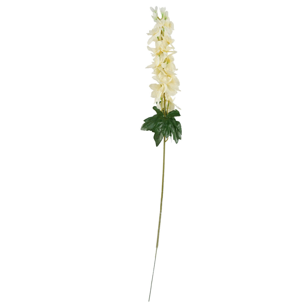60cm Artificial Berry Delphinium Cream Flower Mix Glass Vase – image 5