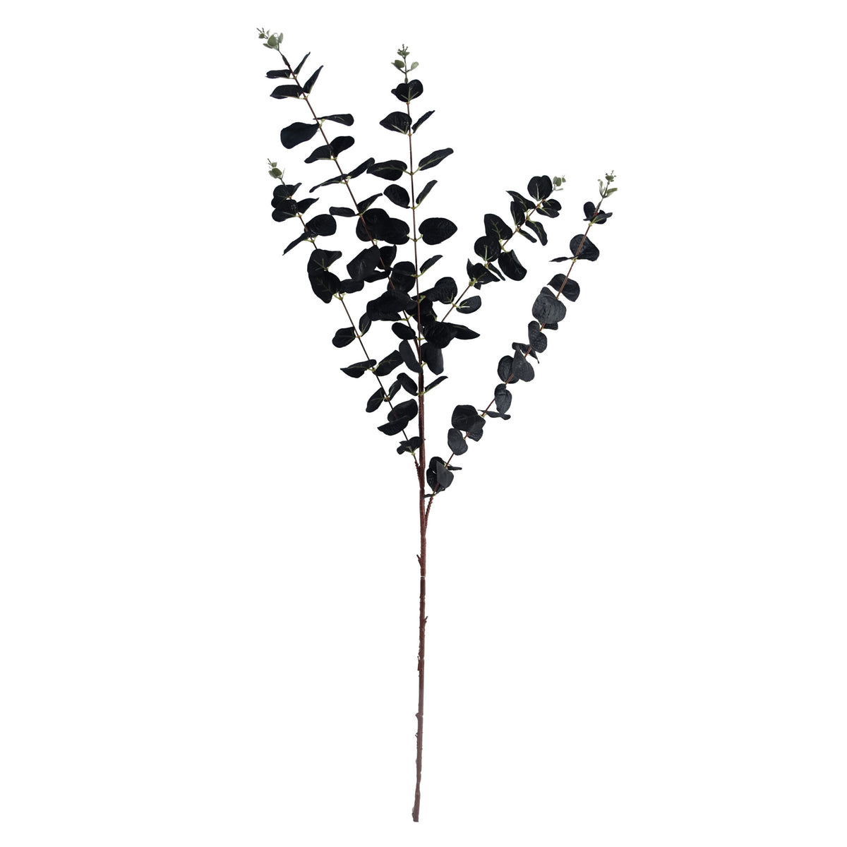 65cm Artificial Orange and Black Flower Arrangement Glass Vase – image 5