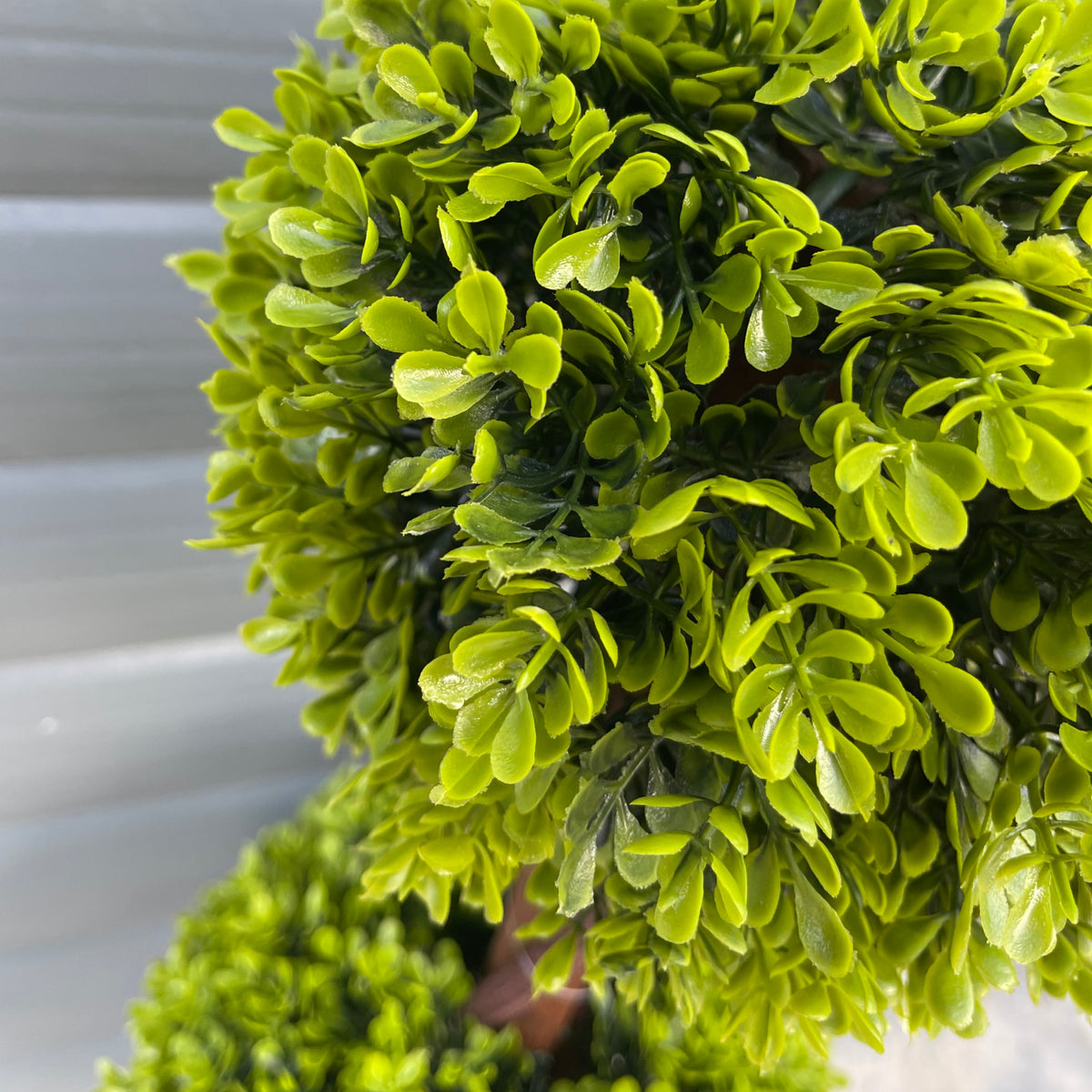 90cm Artificial Green Double Ball Boxwood Topiary Tree – image 2
