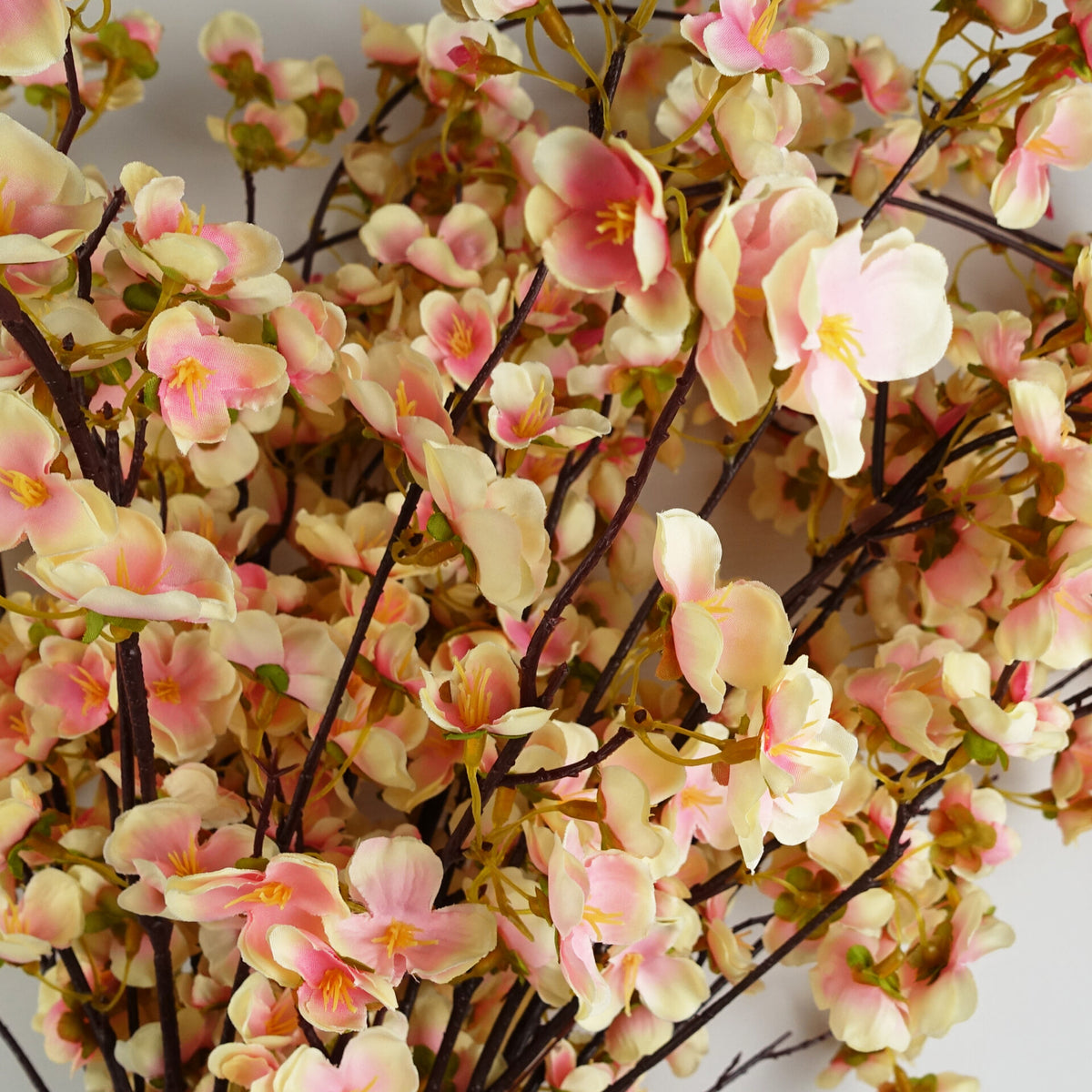 110cm Natural Pink Trailing Cherry Stem Spray Artificial – image 4
