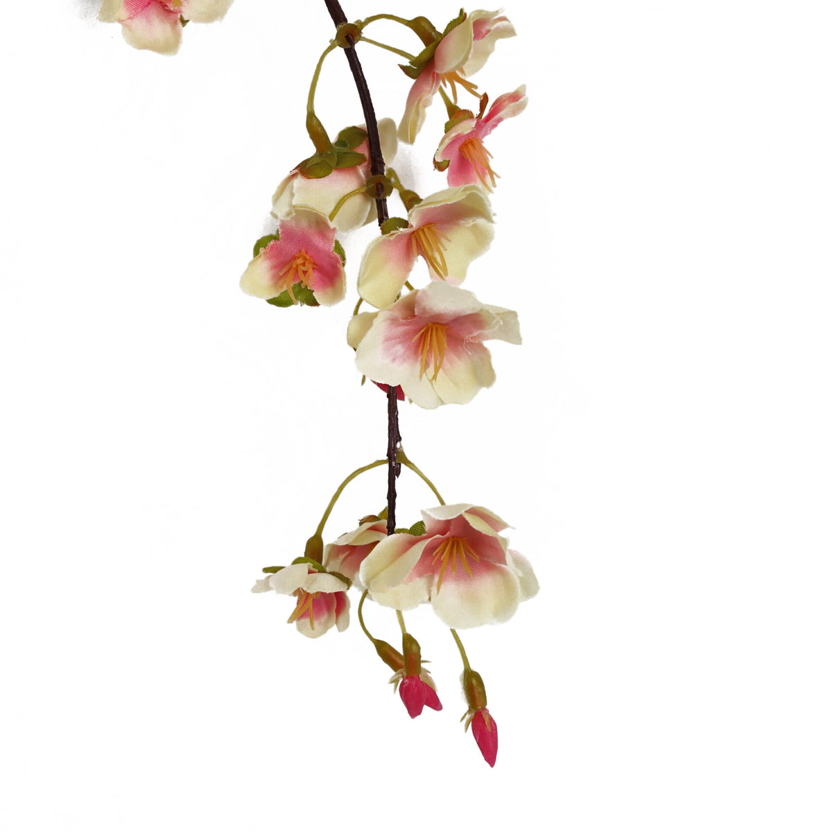 110cm Natural Pink Trailing Cherry Stem Spray Artificial – image 5