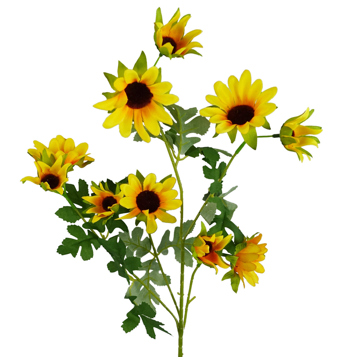 70cm Artificial Yellow Daisy Flower Spray – image 8