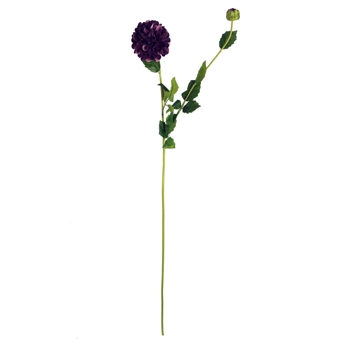 75cm Artificial Dahlia PomPom Flower Stem Realistic – image 21