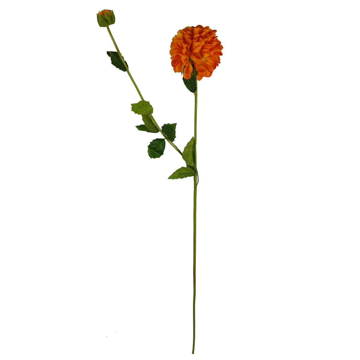 75cm Artificial Dahlia PomPom Flower Stem Realistic – image 7