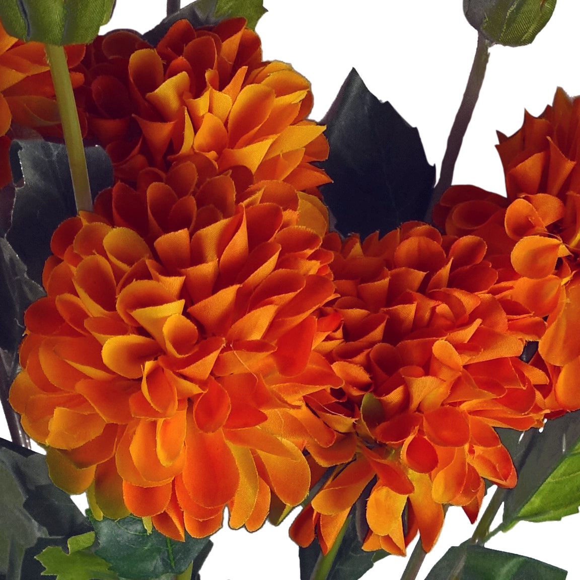 75cm Artificial Dahlia PomPom Flower Stem Realistic – image 8