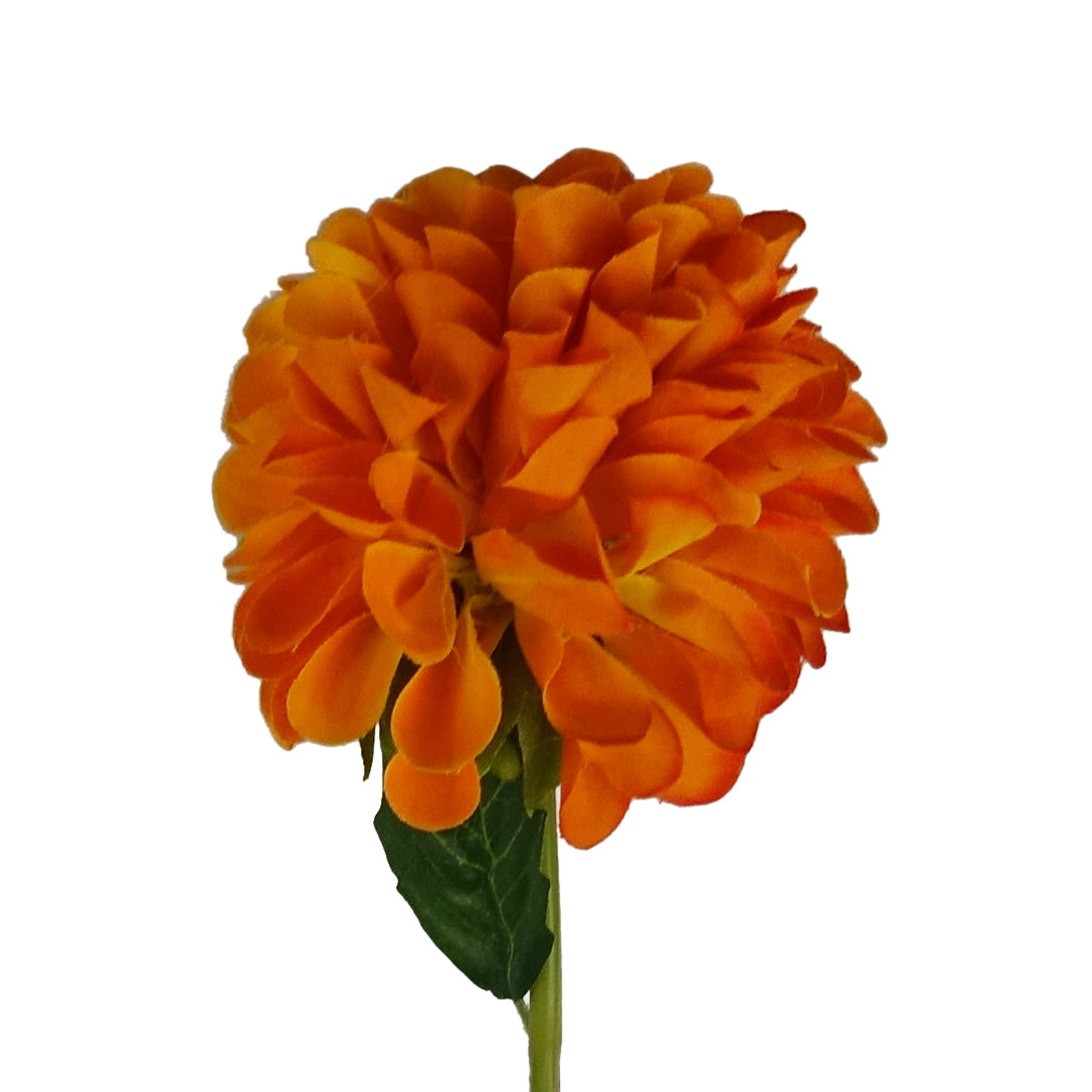 75cm Artificial Dahlia PomPom Flower Stem Realistic – image 9