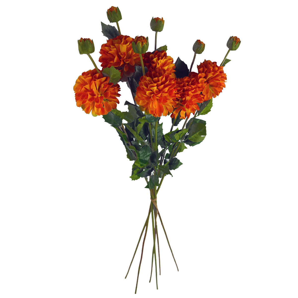75cm Artificial Dahlia PomPom Flower Stem Realistic – image 6