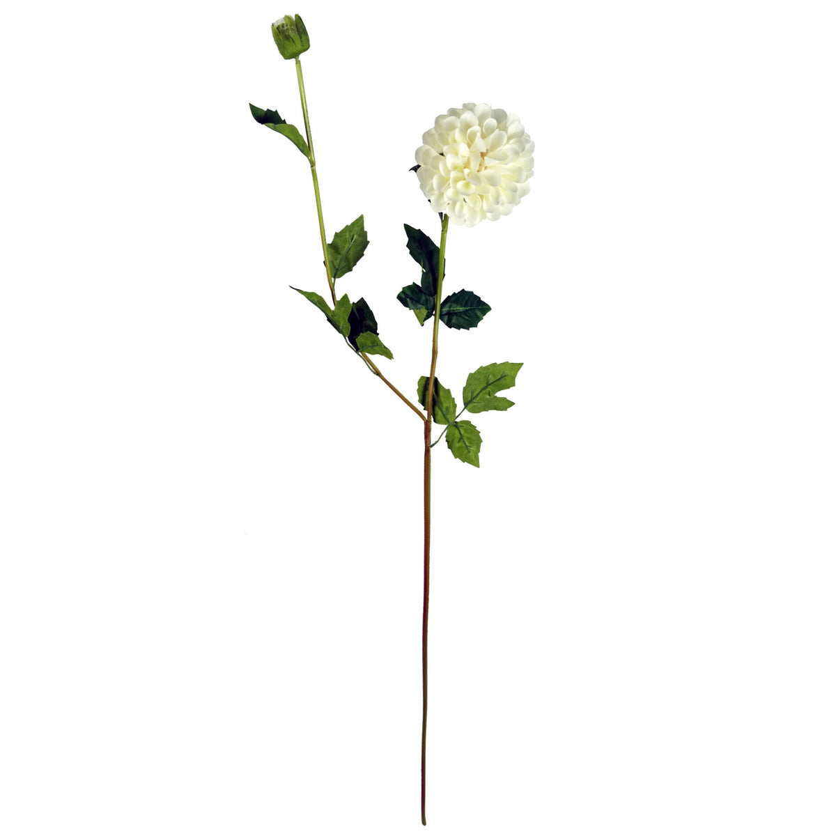 75cm Artificial Dahlia PomPom Flower Stem Realistic – image 24