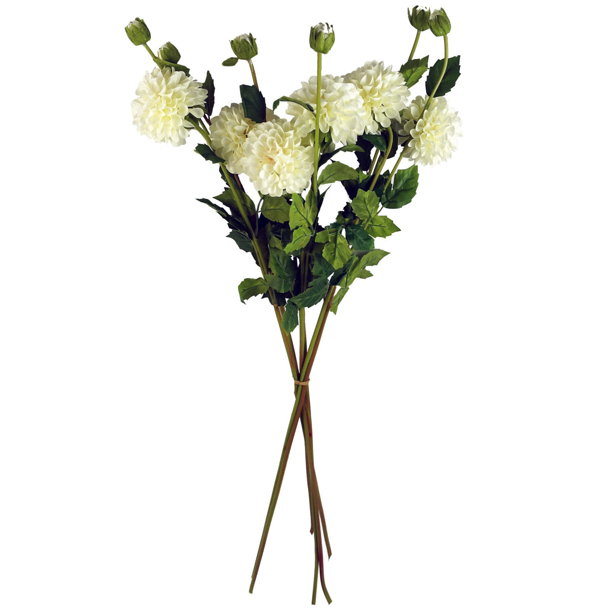 75cm Artificial Dahlia PomPom Flower Stem Realistic – image 29