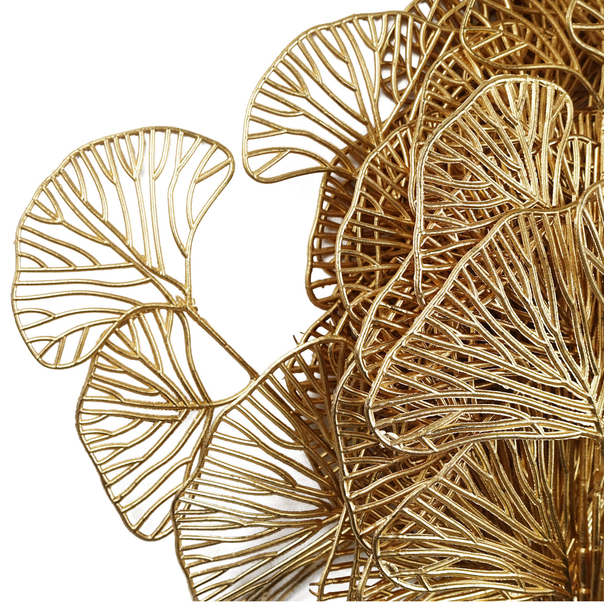 65cm Artificial Golden Leaves Flower Arrangement Decoration – image 5