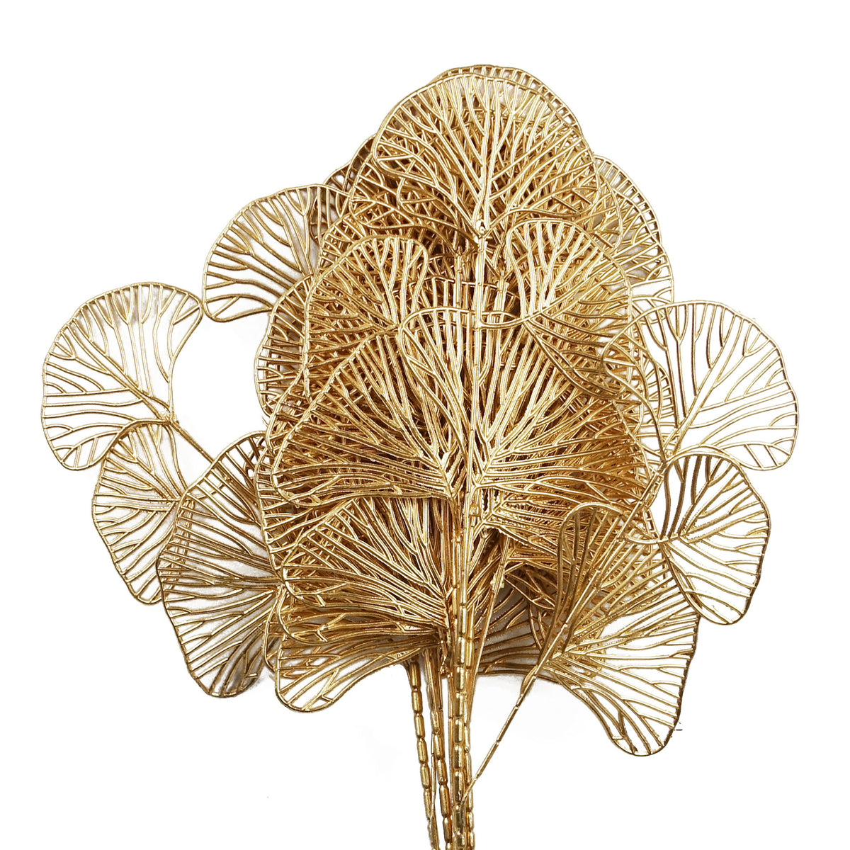 65cm Artificial Golden Leaves Flower Arrangement Decoration