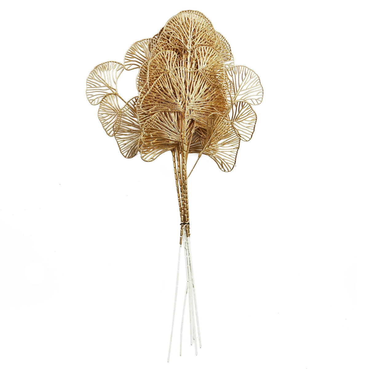 65cm Artificial Golden Leaves Flower Arrangement Decoration – image 6