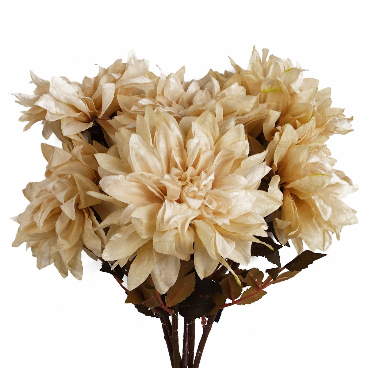 55cm Artificial Faux Dahlia Flower Stem – image 4