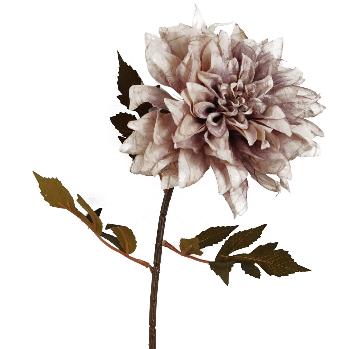 55cm Artificial Faux Dahlia Flower Stem – image 3