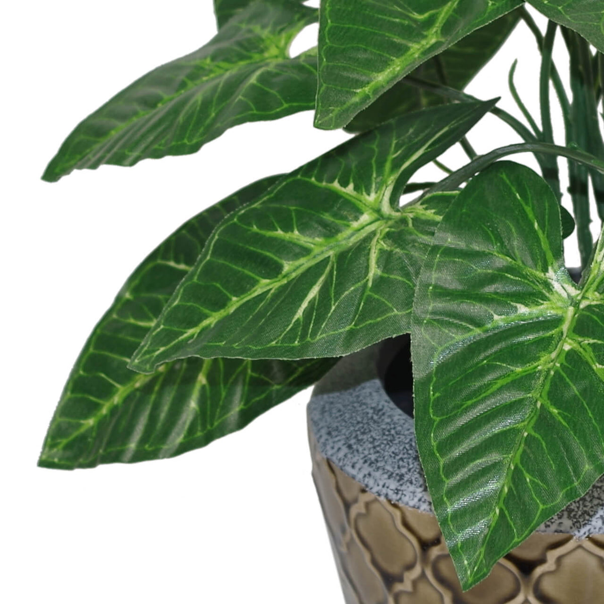 45cm Artificial Taro Plant - 45cm Dark Taro – image 3