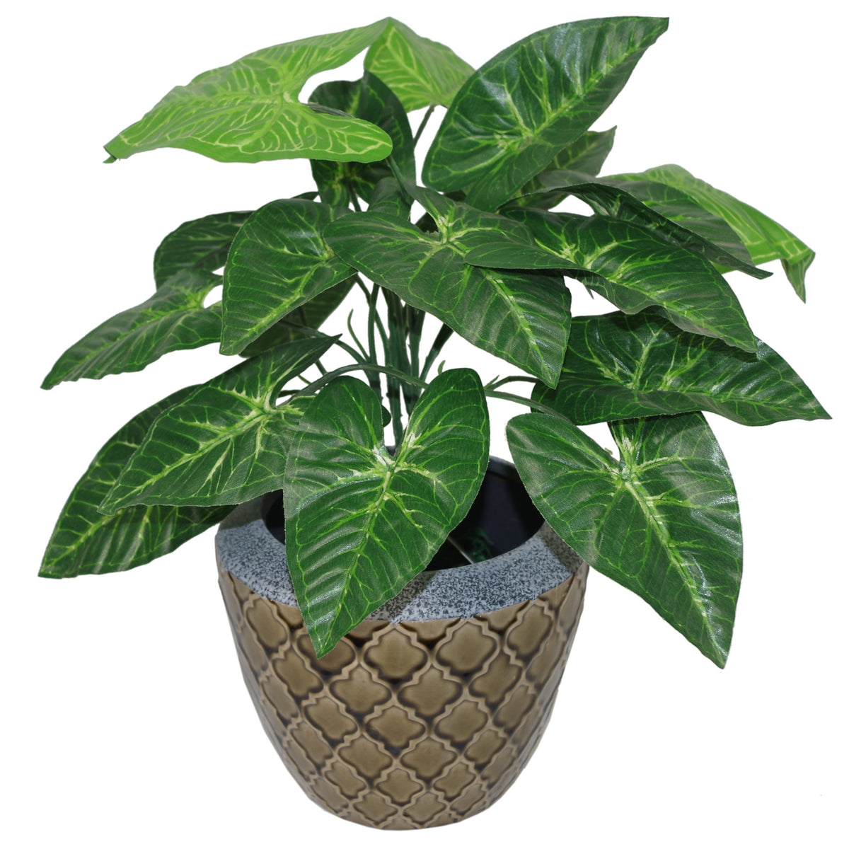 45cm Artificial Taro Plant - 45cm Dark Taro – image 2