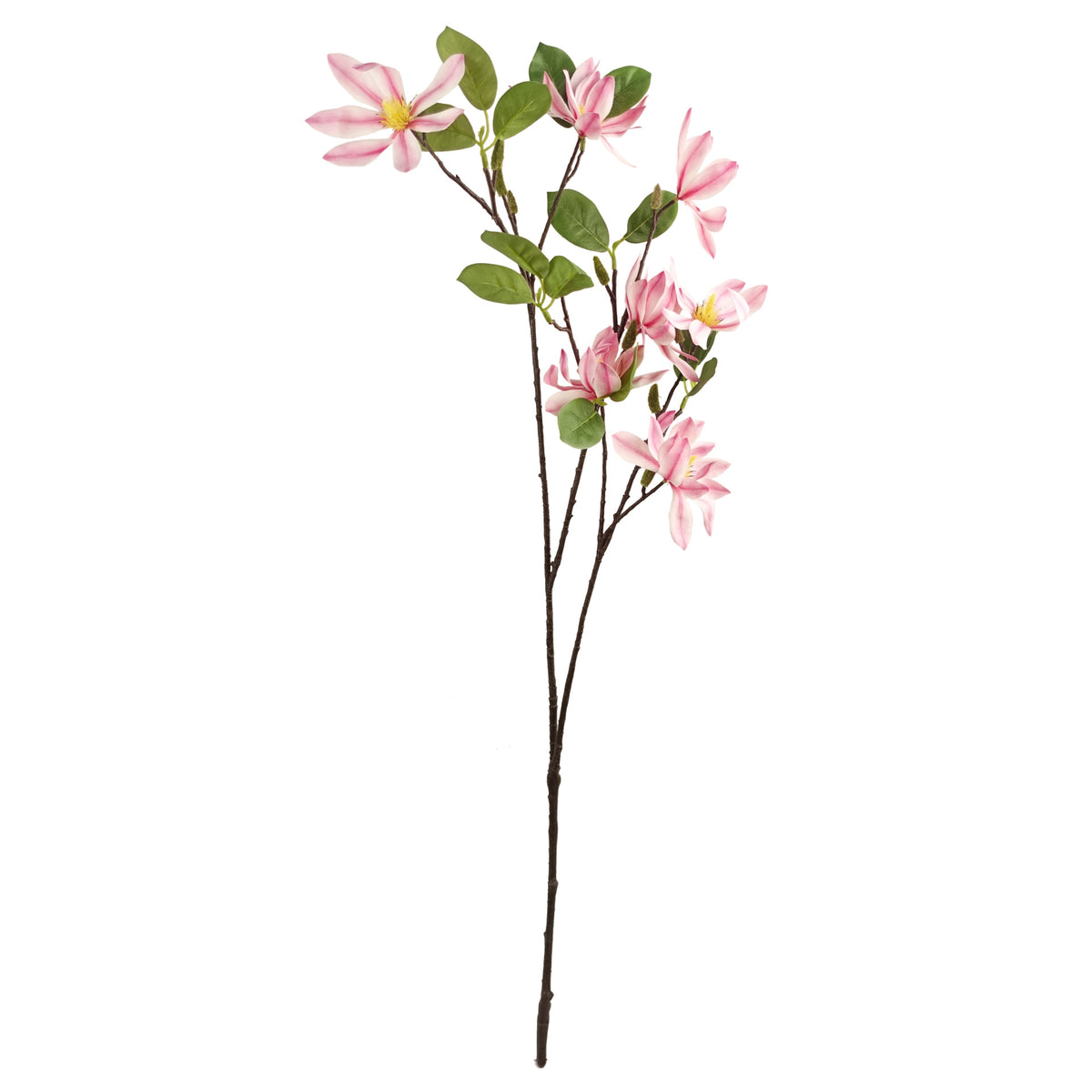 100cm Pink Magnolia Floral Spray Artificial – image 7