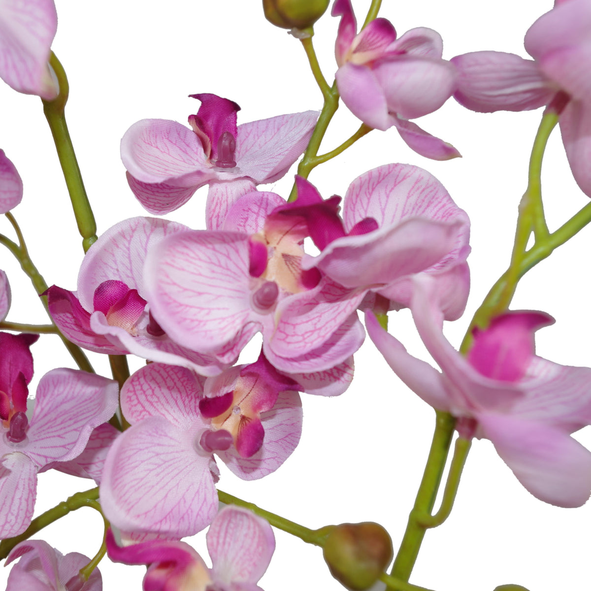 60cm Artificial Luxury Orchid - Triple Stem - Pink Realistic Plant – image 2