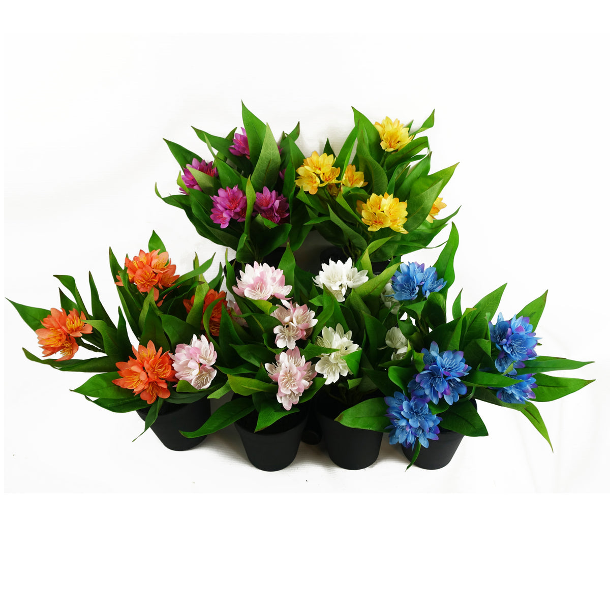 18cm Artificial Freesia Flowering Plant – image 4