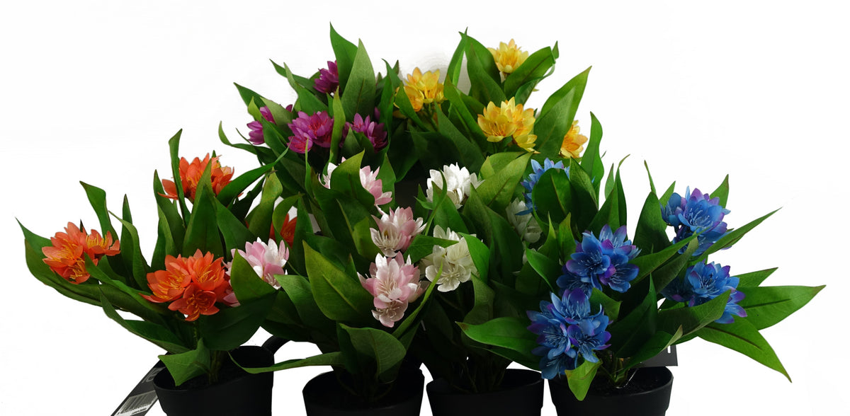 18cm Artificial Freesia Flowering Plant – image 7