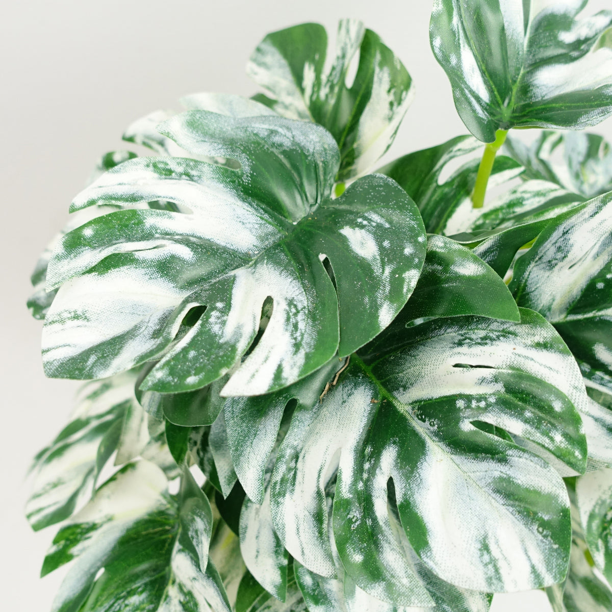 30cm Artificial Variegated Green Potted Monstera Trailing Plant – image 2
