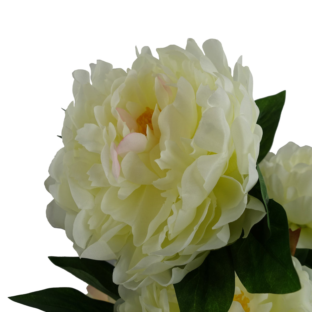 55cm Artificial White Peony Plant – image 4