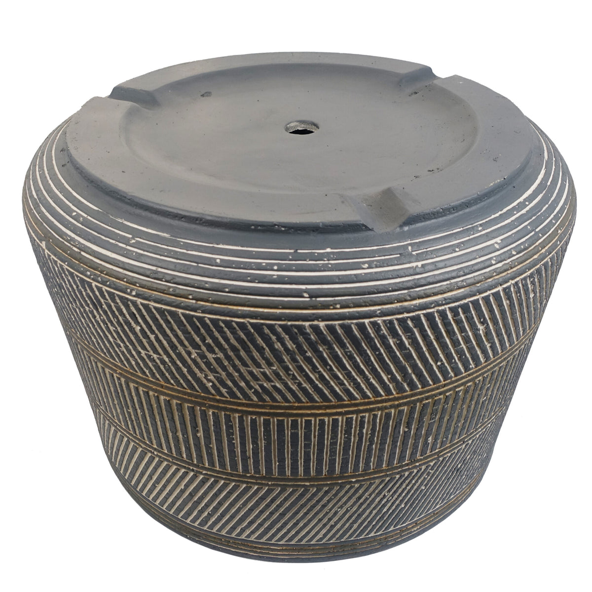 29cm x 43cm Large Maral Planter with Etching Composite Plant Pot – image 5