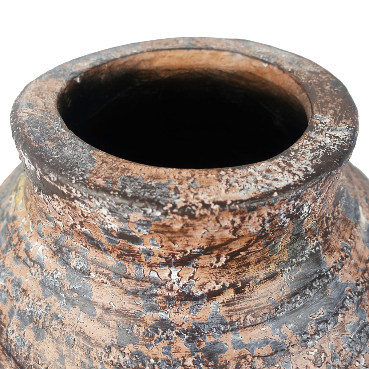 40cm x 32cm Aztec Large Composite Textured Vase Composite Plant Pot – image 5