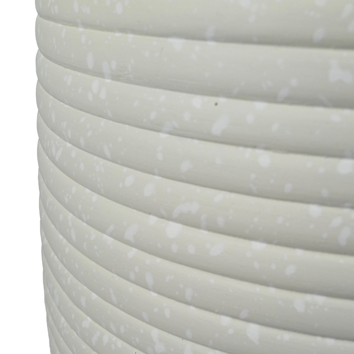 46cm x 40cm Mikos Extra Large Ridged Composite Planter - Stone Colour – image 4