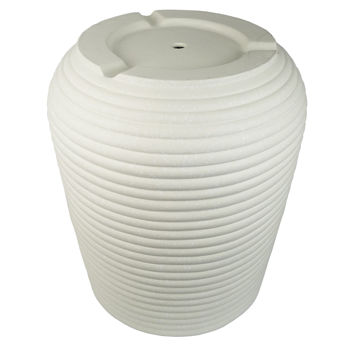 41cm x 30cm Mikos Large Ridged Composite Planter - Stone Colour – image 5