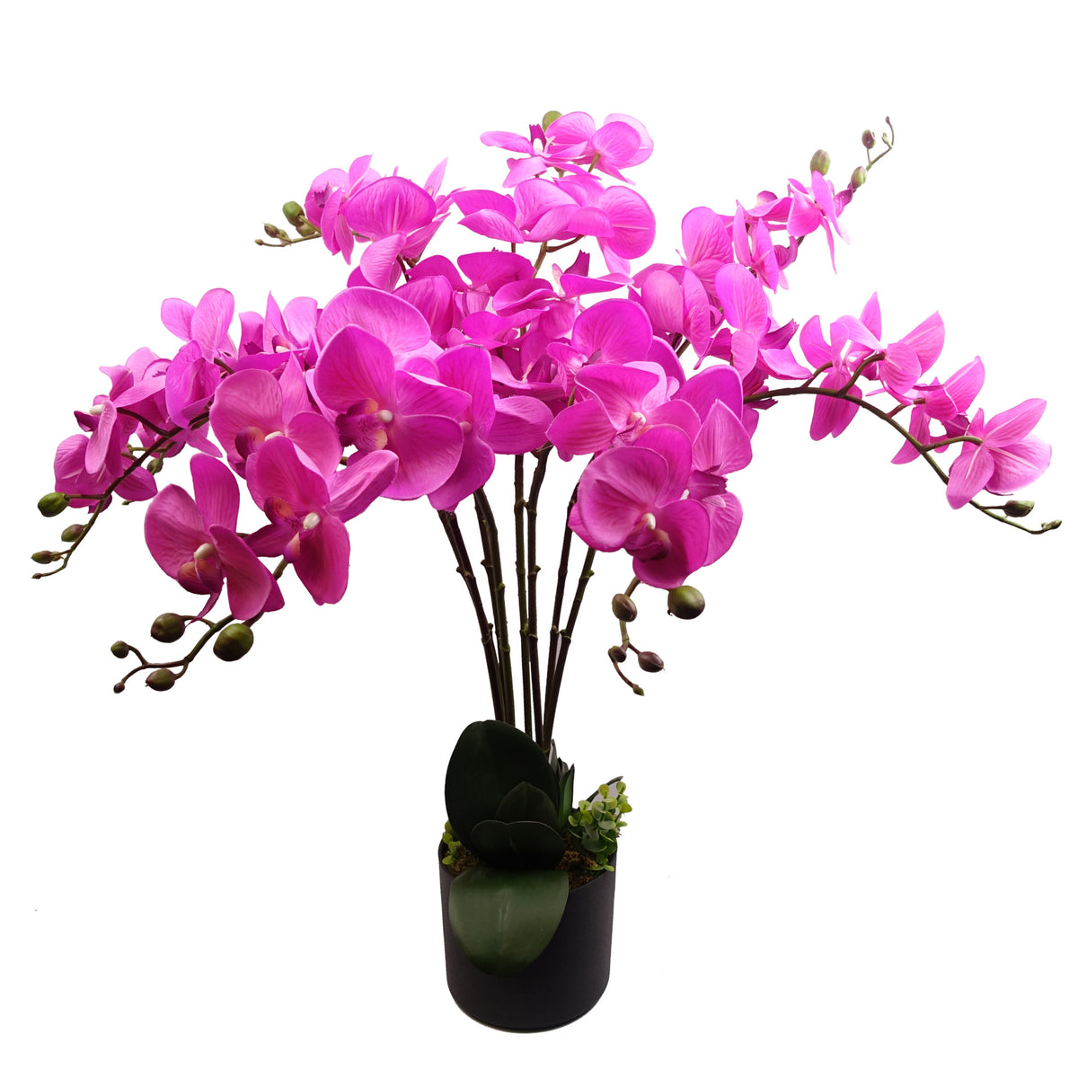 85cm Artificial Deluxe Bush Orchid – image 4