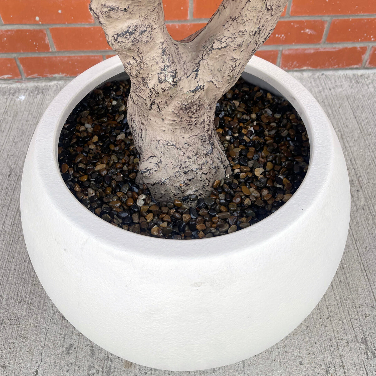 XXL Artificial Olive Tree 2m (200cm) With decorative planter – image 4