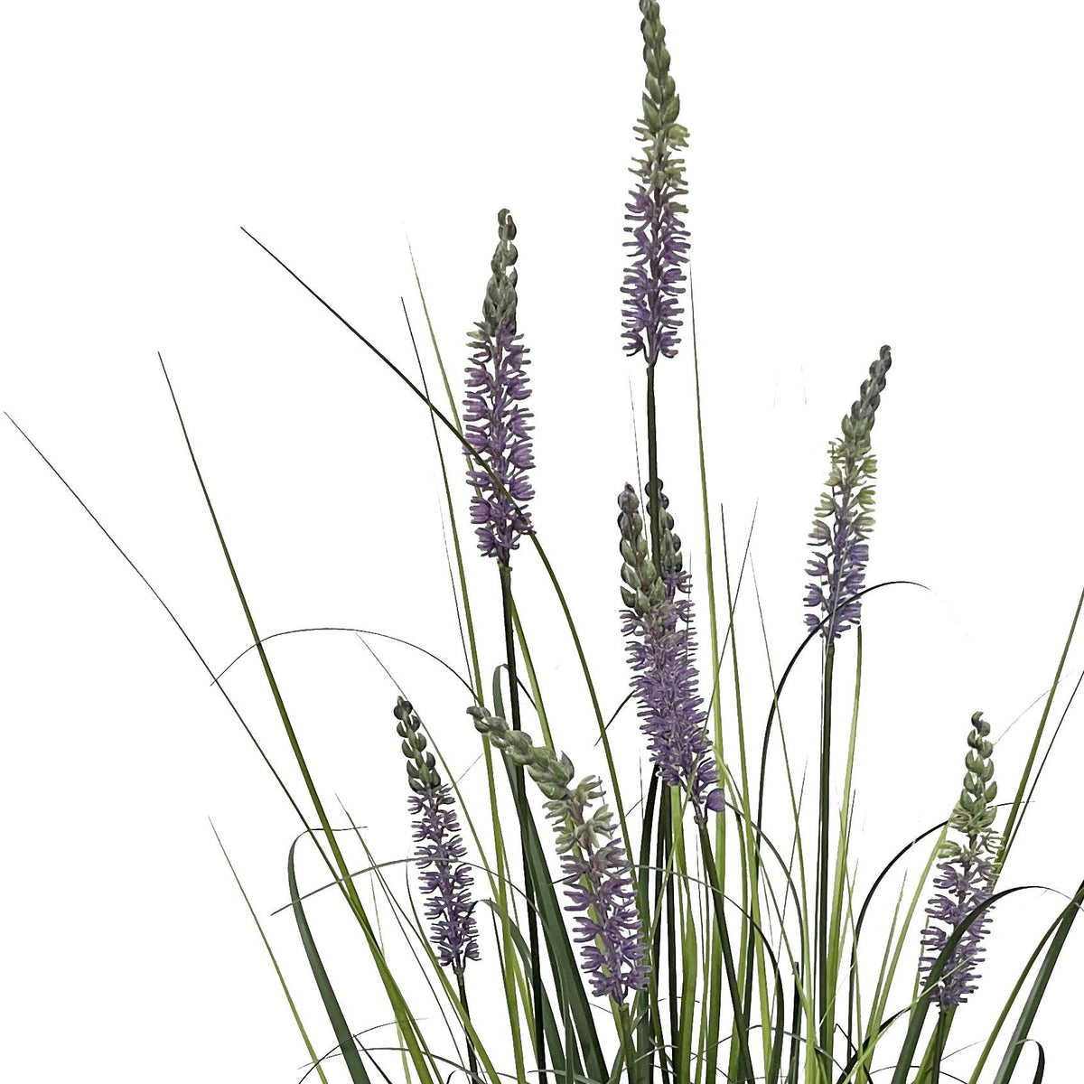 125cm Artificial Lavender Grass with Pot – image 3