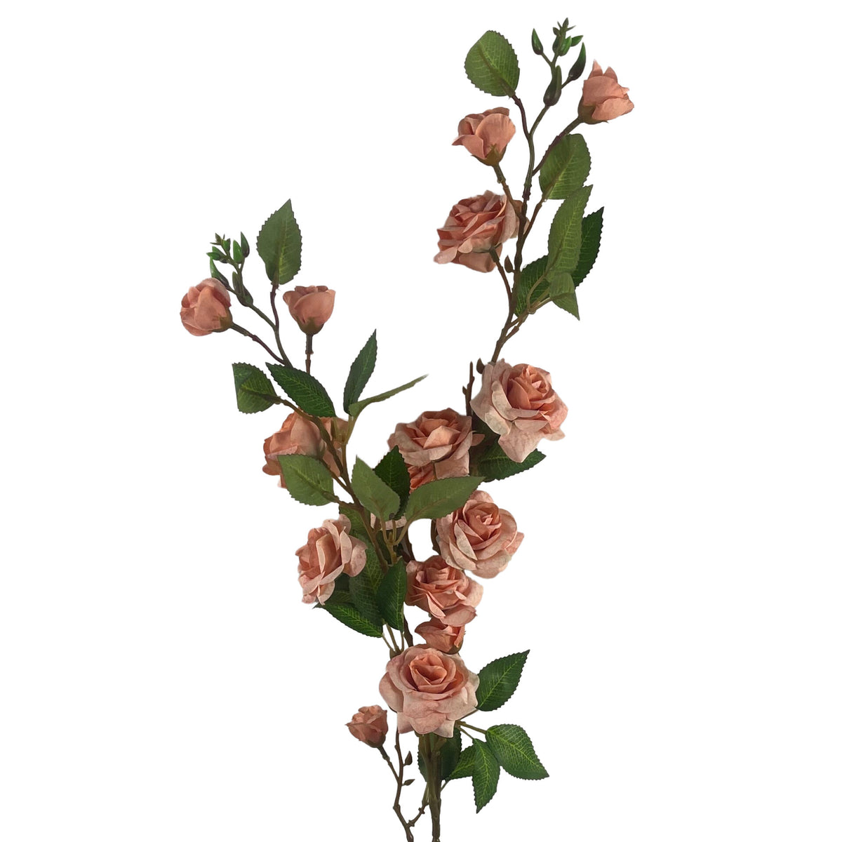 90cm Artificial Pink Rose Stems – image 8