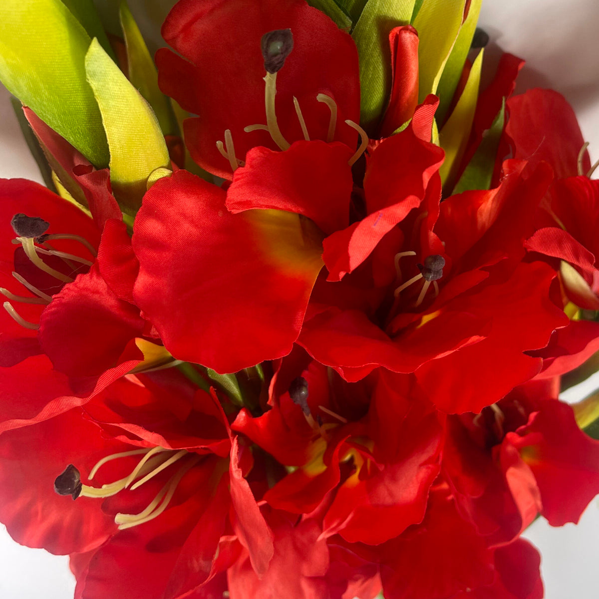 115cm Artificial Silk Gladioli Stem – image 2